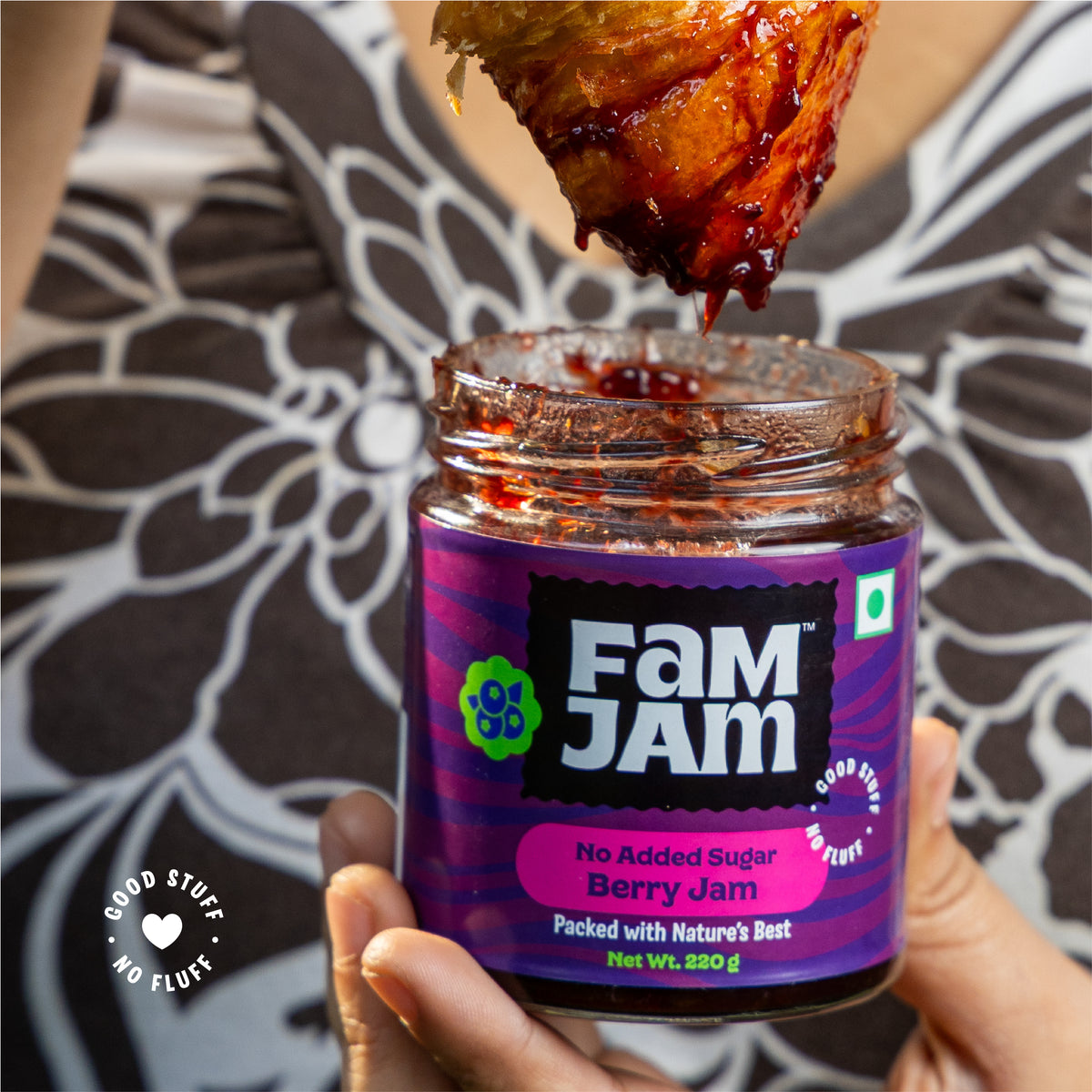 No Added Sugar Berry Jam – pack shot