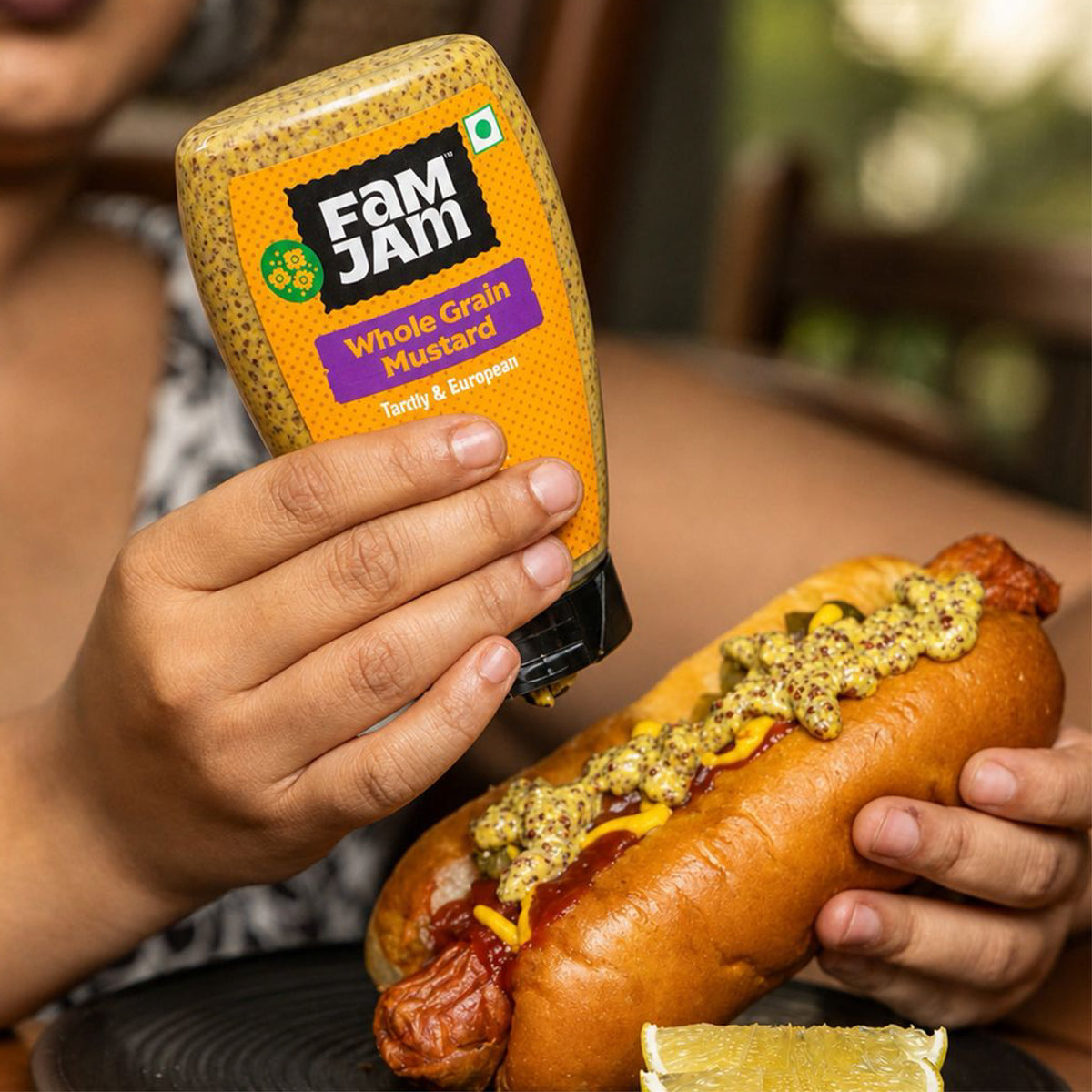 Whole Grain Mustard – lifestyle shot